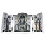 Серебряная икона-складень Богоматерь Знамение с Архангелами 50240010А06